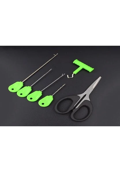 Boili Tığ Matkap Düğüm Çektirme Makas Seti 6 Lı Set - 5