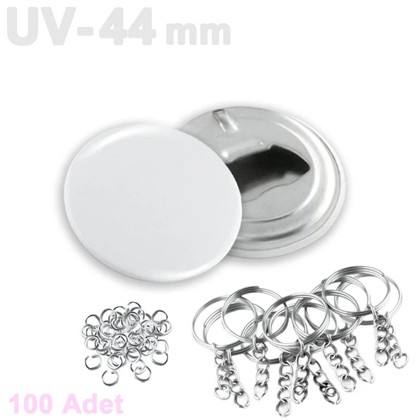 Buton Şişe Açacağı Anahtarlık 44 / 58 mm VG58UVAN VG44UVAN UV baskıya uygundur - 2