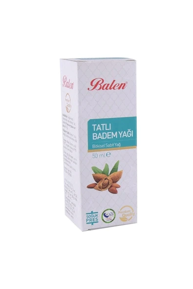 Balen Tatlı Badem Yağı Soğuk Pres 50 ml ürün görseli