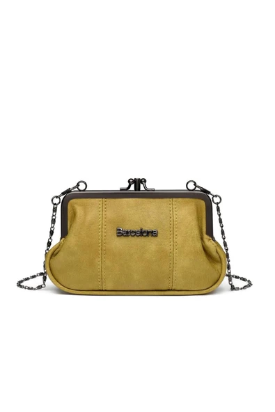 Mini Boy Yıkama Deri Burslu Kadın Kese 21-K Barcelona 1937-7