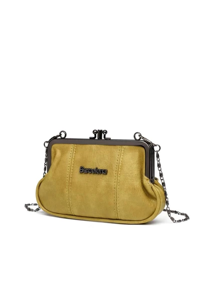 Mini Boy Yıkama Deri Burslu Kadın Kese 21-K Barcelona 1937-7 - 3