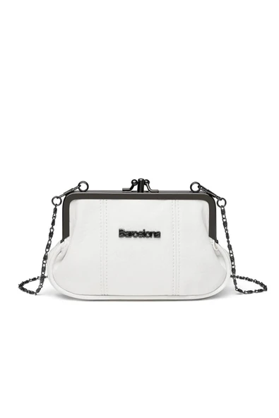 Mini Boy Yıkama Deri Burslu Kadın Kese 21-K Barcelona 1937-7