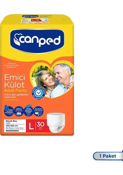 Canped Emici Külot Large 30'lu Paket ürün görseli