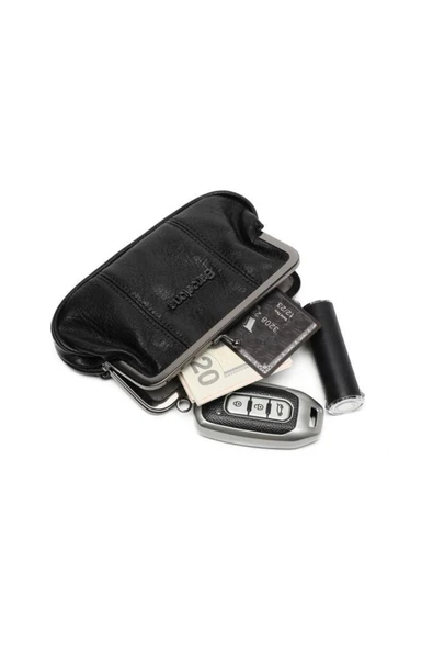 Mini Boy Yıkama Deri Burslu Kadın Kese 21-K Barcelona 1937-7 - 8