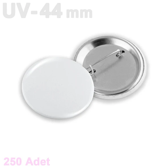 44 m 58 mm UV Baskıya Uygun Buton Rozet VG58UVBR VG44UVBR - 2