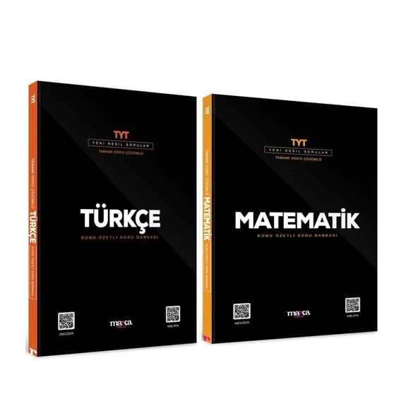 Marka Yayınları TYT Türkçe ve Matematik Soru Bankası Seti 2 Kitap ürün görseli 1