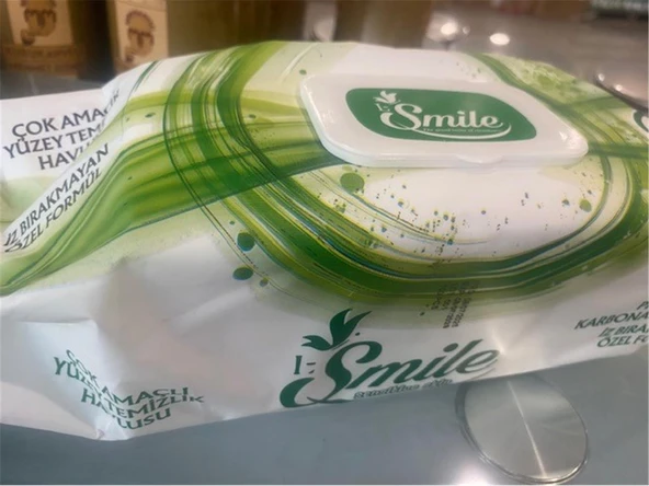 Smile 100lü Çok Amaçlı Yüzey Temizleme  (Mop İçinde Kulanılabilir) 48 Saat Etkili (Beyaz Sabun) ürün görseli