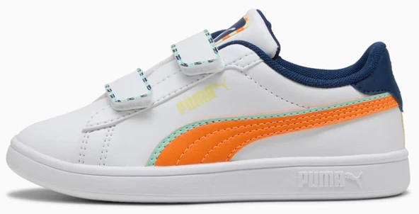 Puma Puma Smash 3.0 Playdate V PS 402830  Ortopedik Çocuk Spor Ayakkabı - Resim 7