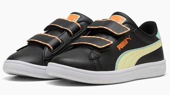 Puma Puma Smash 3.0 Playdate V PS 402830  Ortopedik Çocuk Spor Ayakkabı - Resim 5