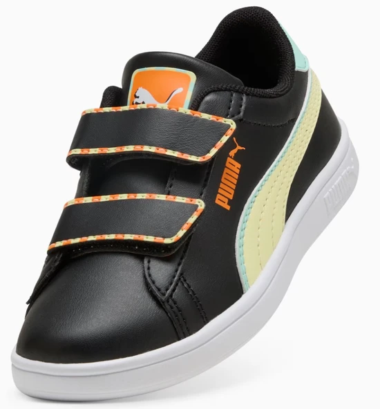 Puma Puma Smash 3.0 Playdate V PS 402830  Ortopedik Çocuk Spor Ayakkabı - Resim 2