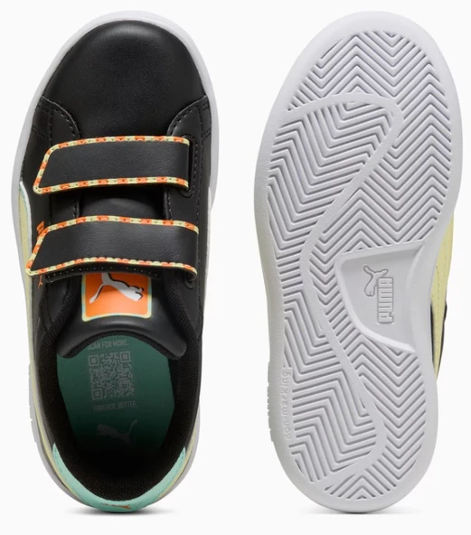 Puma Puma Smash 3.0 Playdate V PS 402830  Ortopedik Çocuk Spor Ayakkabı - Resim 4