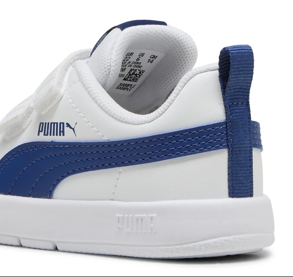 Puma Courtflex V3 V Inf 310252 Ortopedik Bebek Çocuk Spor Ayakkabı - Resim 5