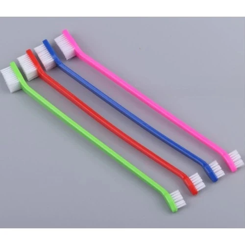 ÇIFT TARAFLI HAYVAN DIŞ FİRÇASI 4 LÜ SET - 5