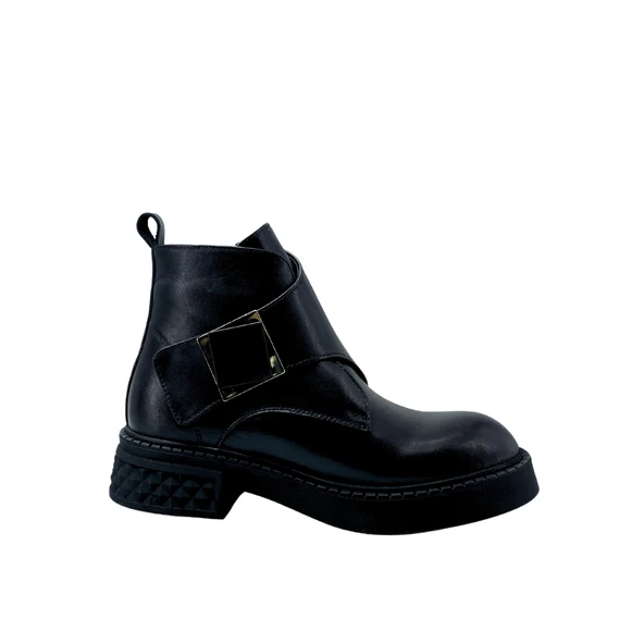 Albini 26623304D Hakiki Deri Kadın Bot - Resim 2