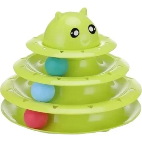 3 Katlı Kedi Oyuncağı Turntable Cat Toy - 4