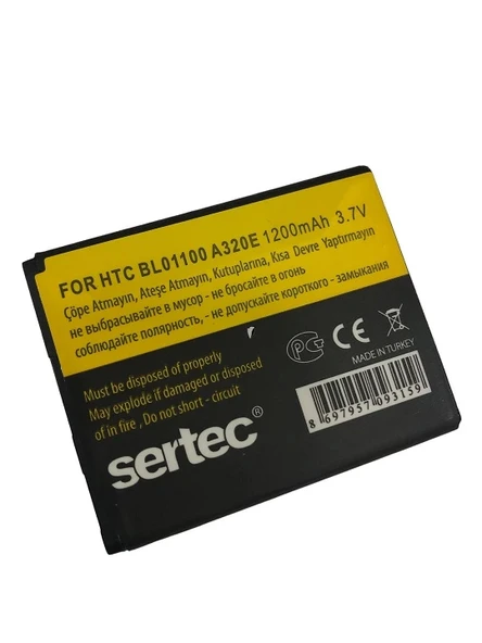 HTC   A320E / Desire C / BA-S850 Uyumlu Batarya - 1