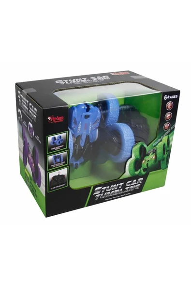 Vardem Uk FF Şarjlı 2.4G 6 Teker Akrobat Araba MAVİ ( HG6-03 ) - 3