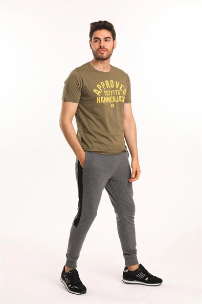 HAMMER JACK Frodi Bisiklet Yaka Erkek Tshirt Yeşil 602 T14-E - 3