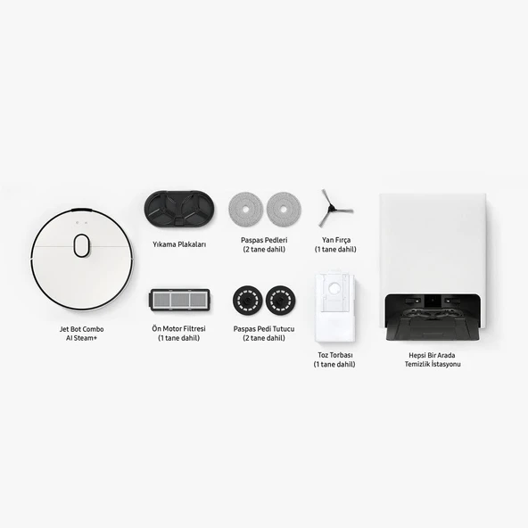 SAMSUNG VR7MD97714G Bespoke Jet Bot Combo AI Robot Süpürge - Resim 5