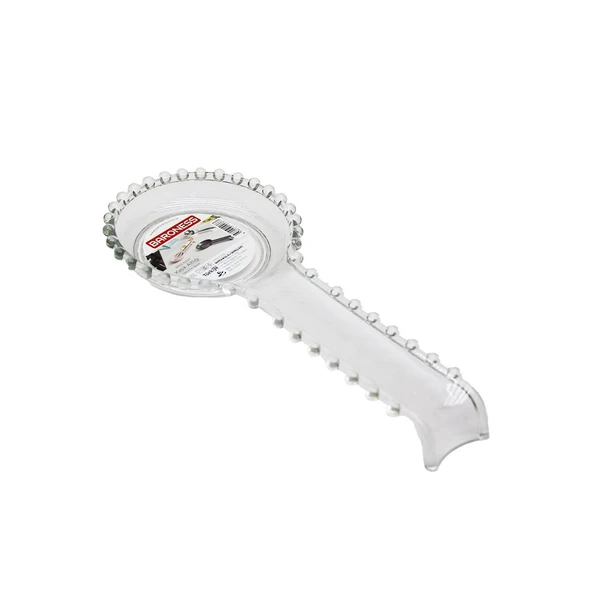 ŞEFFAF - PLASTİK BONCUKLU KEPÇE KAŞIK ÇIRPICI ALTLIK (5232) - 1