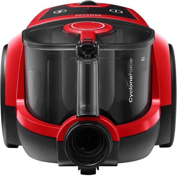 Samsung VC07R302MVR/TR Toz Torbasız Elektrikli Süpürge Kırmızı - Resim 3