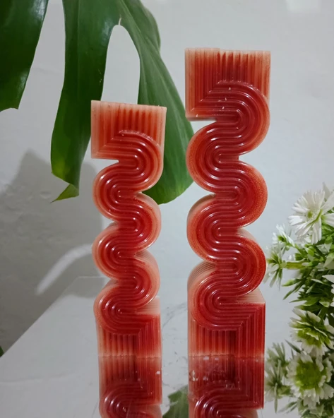 Curves Vanilya Kokulu Soya Mum  - Doğum Günü - Sevgililer Günü - Hediyelik - Aromaterapi