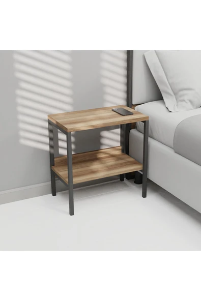 Lagomood Modulago Otel Komodin Antrasit Ceviz - 1