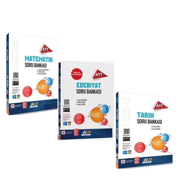 Hız ve Renk AYT Matematik Edebiyat ve Tarih Soru Bankası Seti 3 Kitap ürün görseli 1