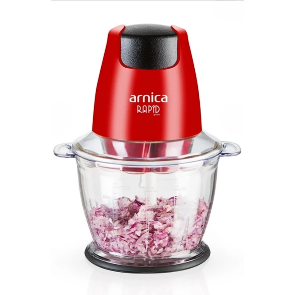 Arnica Rapid Plus Kırmızı GH21132 Mini 500 W Doğrayıcı - 4