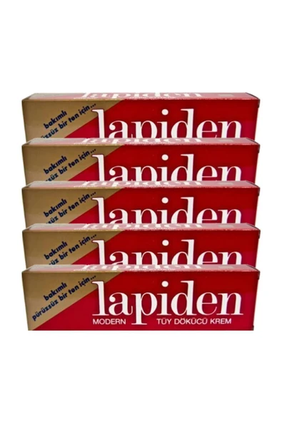 Lapiden Klasik Kırmızı Tüy Dökücü Krem 40 gr 5 Adet ürün görseli