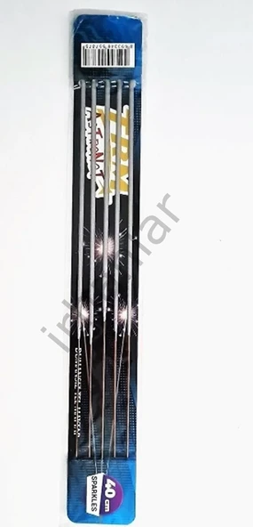 Tel Maytap Uzun 40 Cm Gelin Yolu Kıvılcım Saçar 5 Adet 2 Dakika Yanma Süresi İç Mekan Dumansız - Resim 4