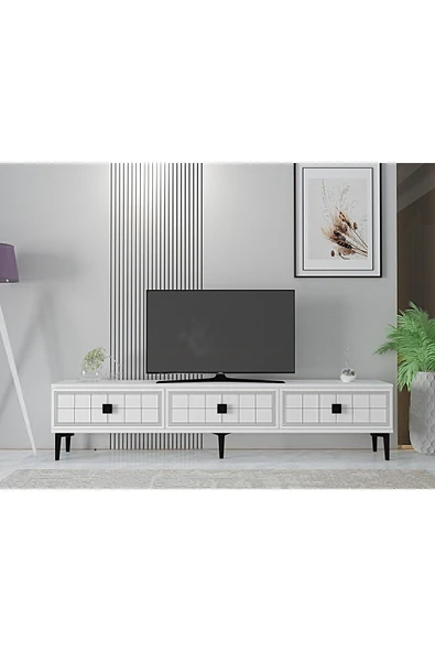 CENEYRA TSA1801B - YUKA TV STAND BEYAZ 180CM