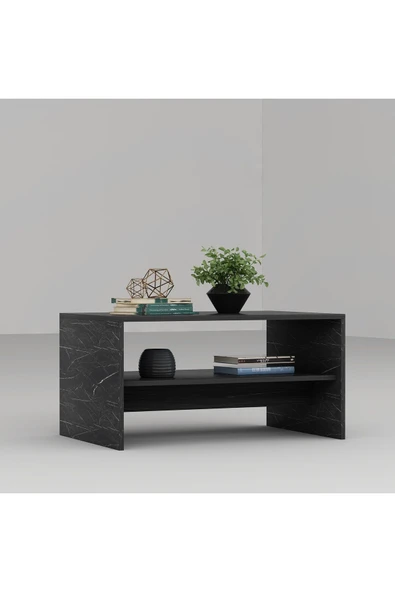 CENEYRA APOLLON ORTA SEHPA SİYAH MERMER DESEN - 5