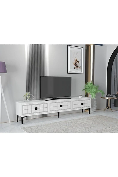 CENEYRA TSA1801B - YUKA TV STAND BEYAZ 180CM - 6