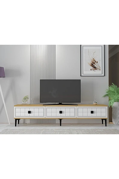 CENEYRA TSA1801DB - YUKA TV STAND SAFİRMEŞE-BEYAZ 180CM