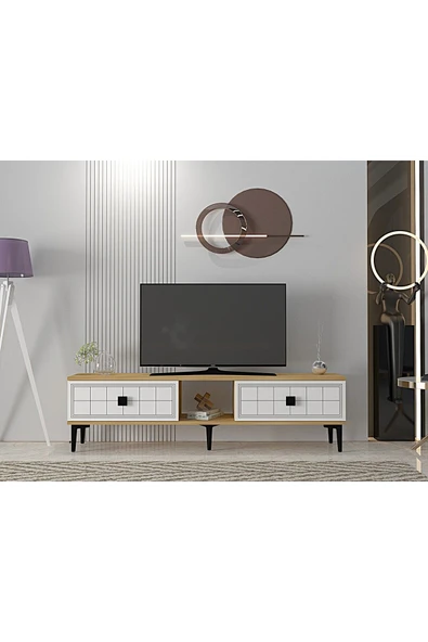 CENEYRA TSA1501DB - YUKA TV STAND SAFİRMEŞE-BEYAZ 150CM