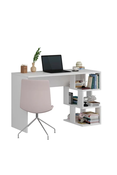 CENEYRA DARDANOS ÇALIŞMA MASASI BEYAZ - 7