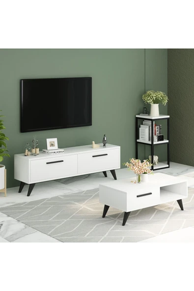 CENEYRA LISA TV STAND BEYAZ - 3