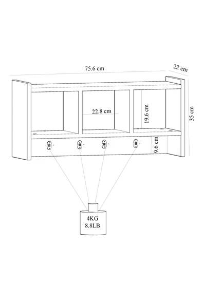 CENEYRA MIDNIGHT ASKILIK, PORTMANTO ANTRASİT - 8
