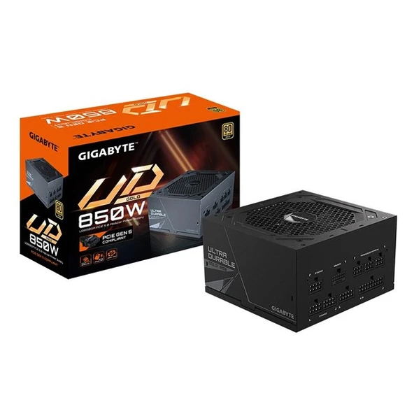 GIGABYTE 850W 80+ GOLD GP-UD850GM PG5 PCIE 5.0 TAM MODÜLER POWER SUPPLY - 1