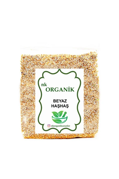 Beyaz Haşhaş Tohum Yeni Hasat 100gr ürün görseli 1