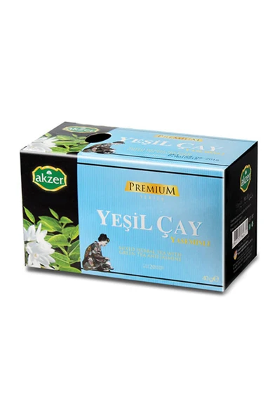 Yeşil Çay Yaseminli Doğal 20'li Poşet Çay ürün görseli