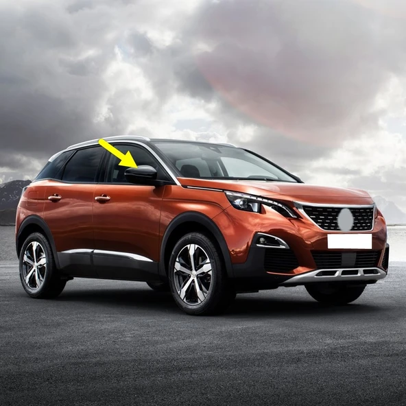 Peugeot 3008 2017-2020 Sağ Dış Dikiz Aynası Üst Kapağı ürün görseli