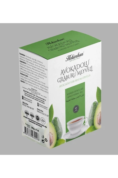 Nk Organik Avokado Yapraklı Gilaburu Çayı 45li Süzen Poşet ürün görseli