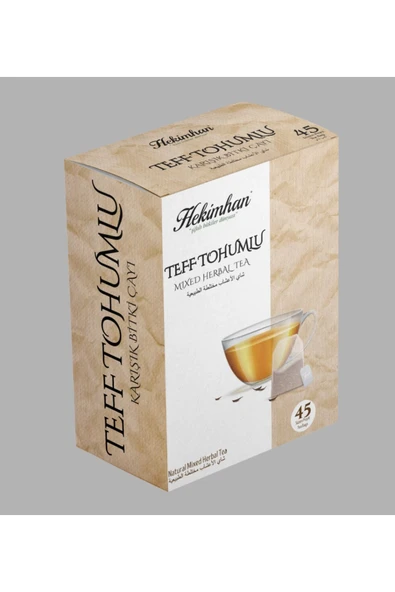 Nk Organik Teff Tohumlu Yeşil Çaylı Karışım 45li ürün görseli