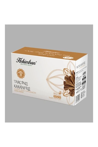 Nk Organik TARÇIN KARANFİL ÇAYI Doğal 20 Süzen Poşet ürün görseli 1