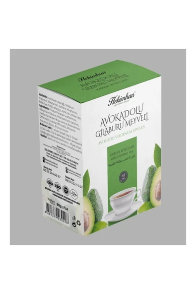 Nk Organik Avokadolu ve Gilaburu Meyveli Karışık 45'li Poşet Çay ürün görseli