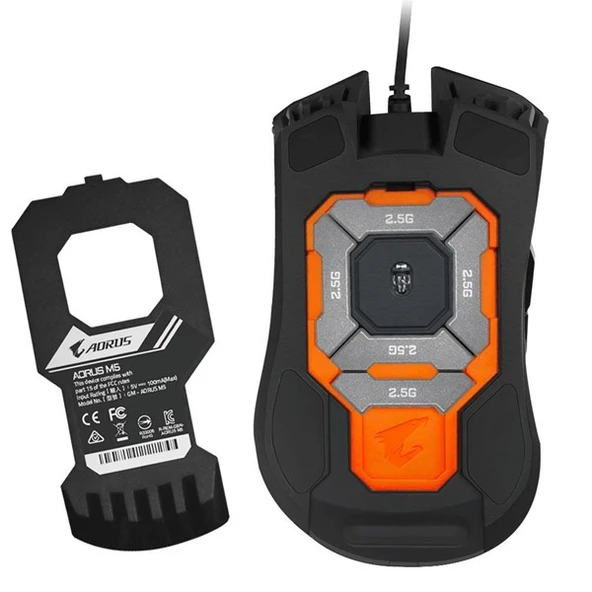 GIGABYTE AORUS M5 16000dpi RGB GAMING MOUSE - Resim 6