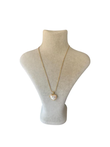 Xbaby İncili Kalp  Gold  Kolye ürün görseli