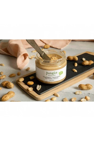 Katkısız Fıstık Ezmesi Sade Parçacıklı (Crunchy) 280gr ürün görseli